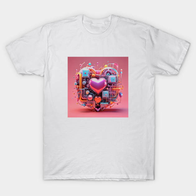 Heart transistor T-Shirt by bogfl